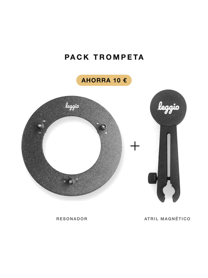 Pack Trompeta: Atril Leggio + Resonador